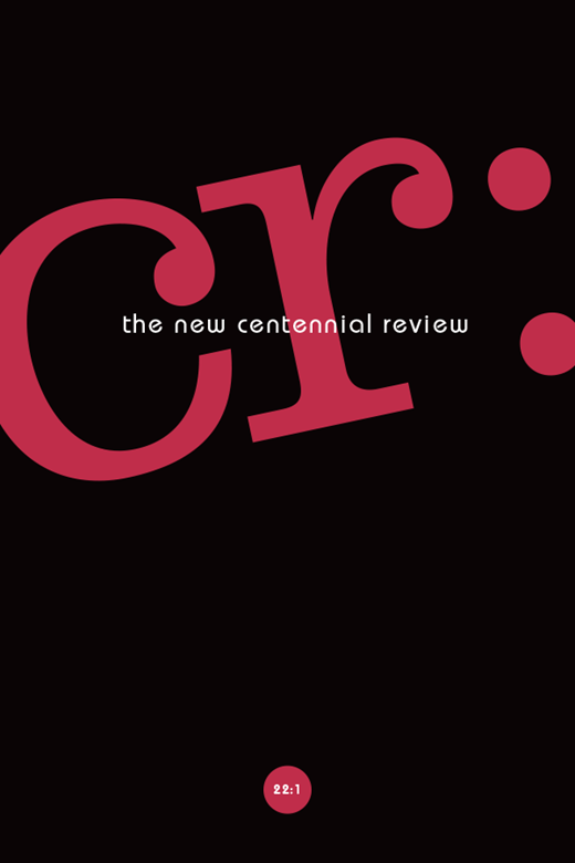 CR: The New Centennial Review
