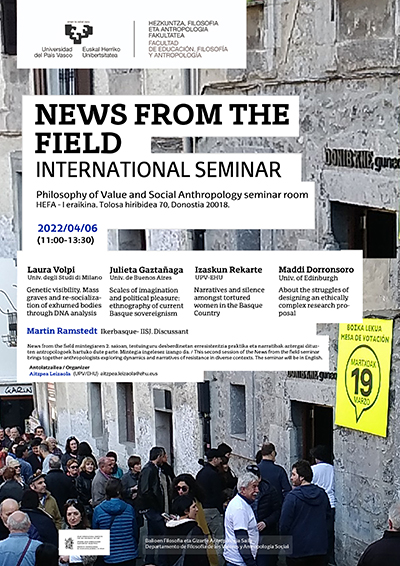 News from the field. 2º International seminar