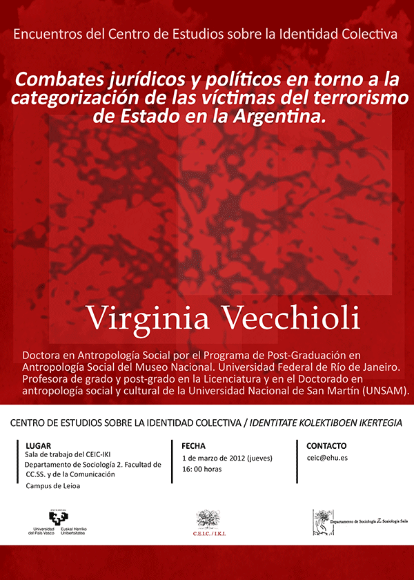 Legal and Political Struggles over the Categorization of Victims of State Terrorism in Argentina